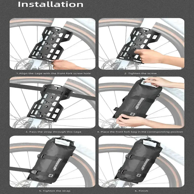 Waterproof Bike Front Fork Bag (4L/7L) by Habicare