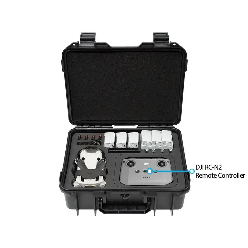 Waterproof Carry Case for DJI Mini 3 / 4 Pro (Black & White) by Habicare