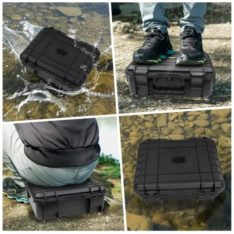 Waterproof Carry Case for DJI Mini 3 / 4 Pro (Black & White) by Habicare