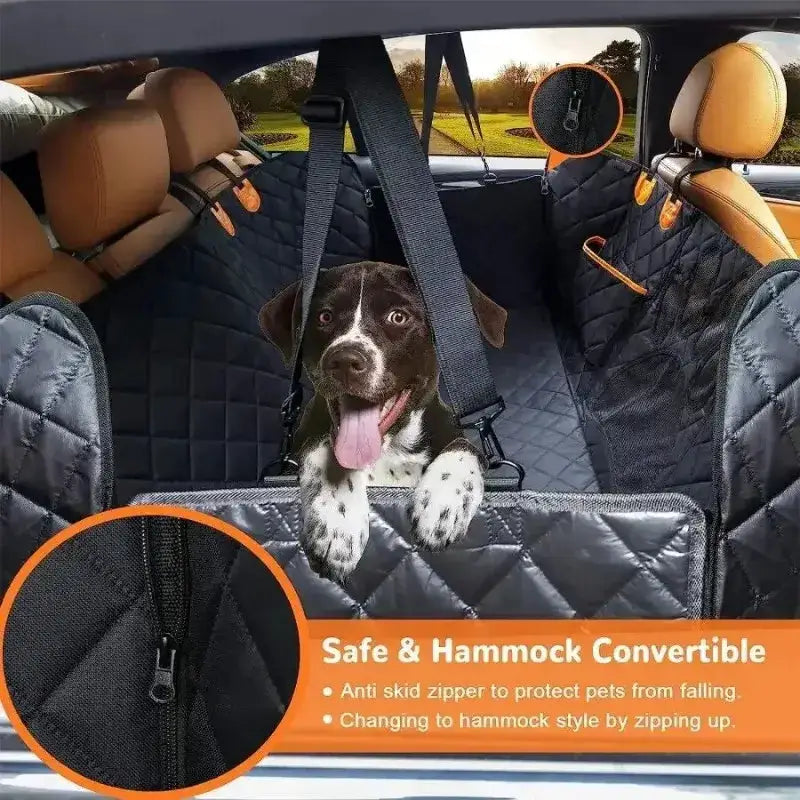 Waterproof Dog Car Hammock with Mesh Window by Habicare