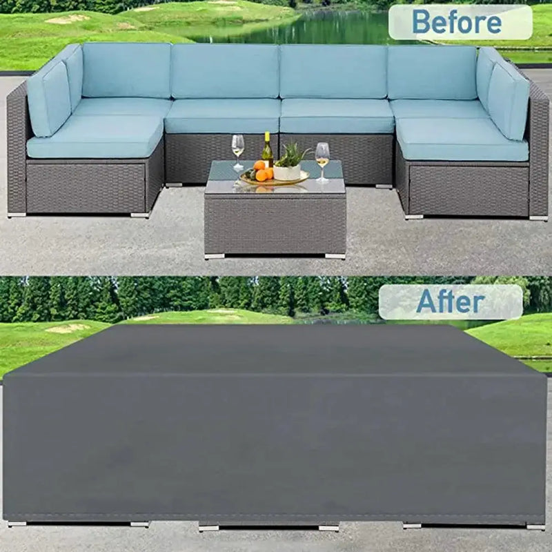Waterproof Garden Furniture Cover – Dustproof, Rain/Snow Protection (available in different sizes) by Habicare