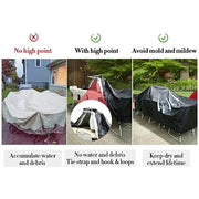 Waterproof Garden Furniture Cover – Dustproof, Rain/Snow Protection (available in different sizes) by Habicare