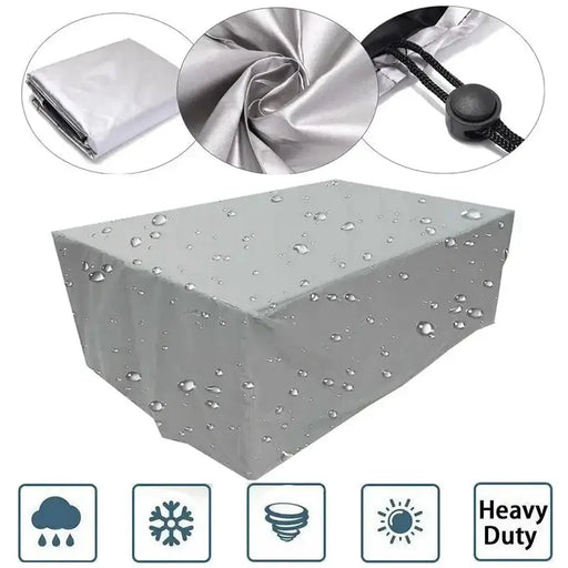 Waterproof Garden Furniture Cover – Dustproof, Rain/Snow Protection (available in different sizes) by Habicare