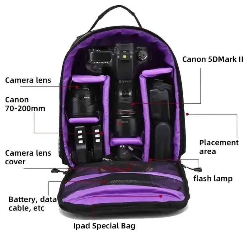 Habicare Waterproof Multi Functional Camera Backpack For DSLR And Sony Waterproof Camera Backpack For DSLR And Sony