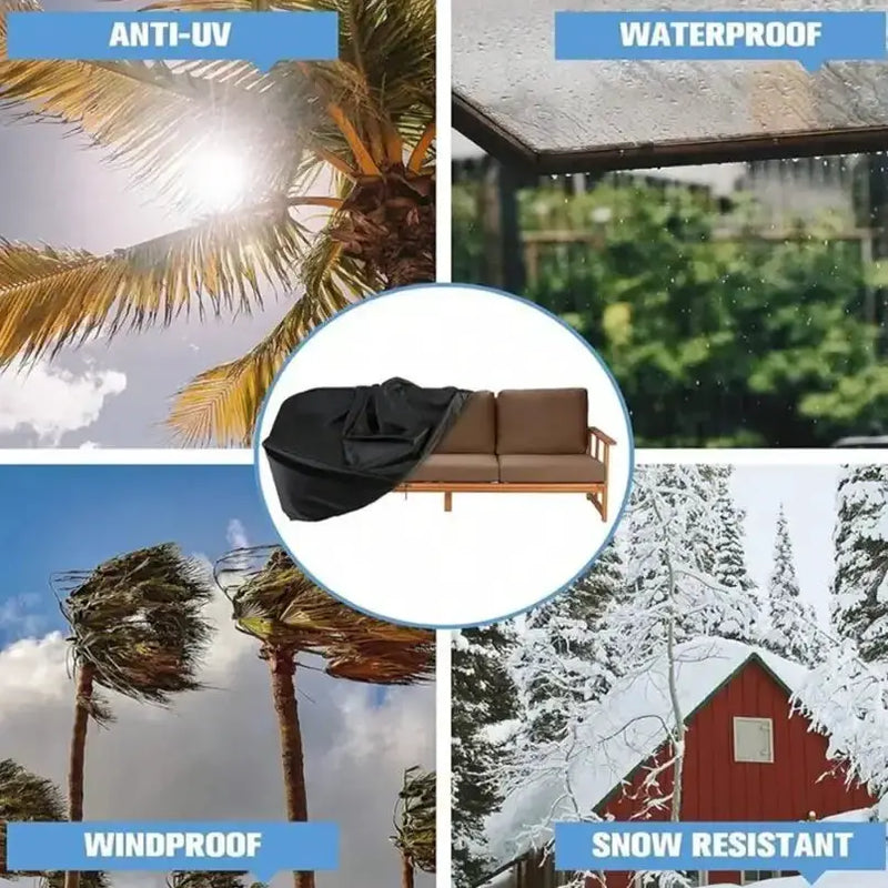 Waterproof Outdoor Bench Cover – Dustproof, UV-Resistant (3 sizes available) by Habicare