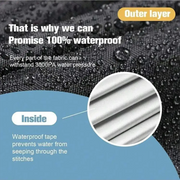 Waterproof Outdoor Bench Cover – Dustproof, UV-Resistant (3 sizes available) by Habicare