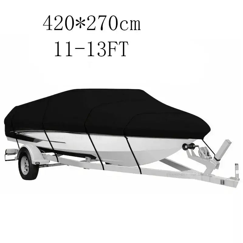 Waterproof Oxford Fabric Boat Cover (11–22FT) by Habicare