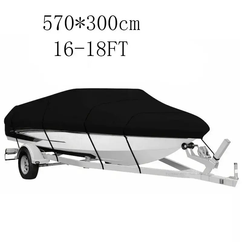 Waterproof Oxford Fabric Boat Cover (11–22FT) by Habicare