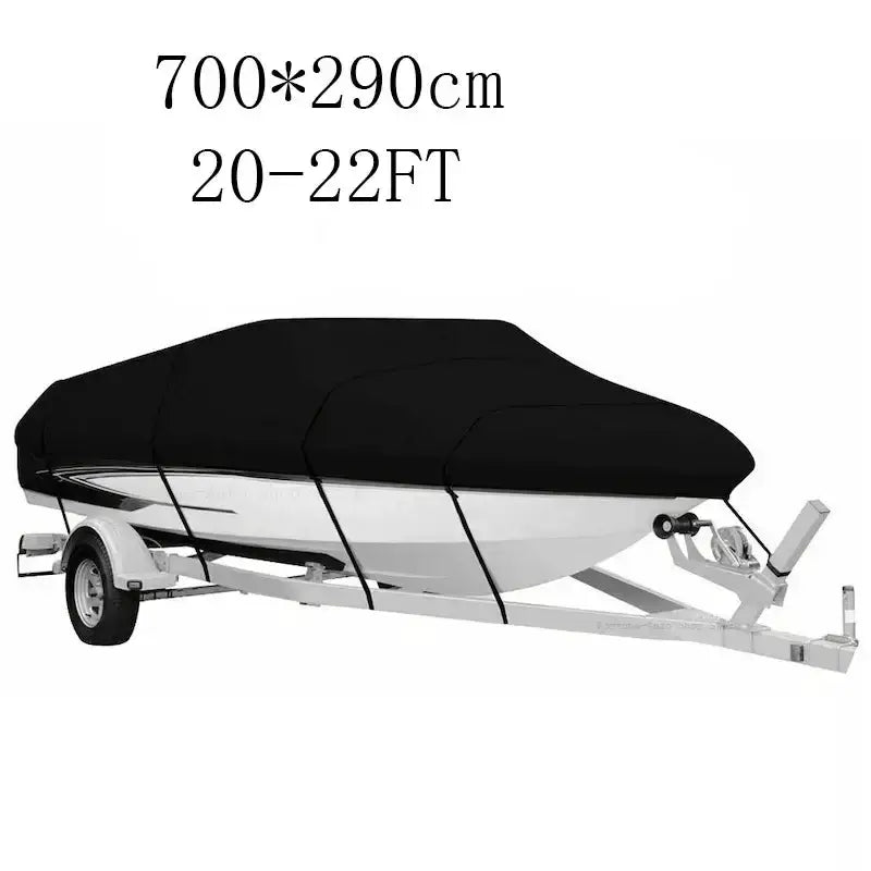 Waterproof Oxford Fabric Boat Cover (11–22FT) by Habicare