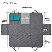 WATERPROOF PET CAR BACK SEAT PROTECTOR WITH MESH POCKET by dealonline.co.nz