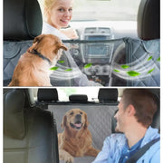 WATERPROOF PET CAR BACK SEAT PROTECTOR WITH MESH POCKET by dealonline.co.nz