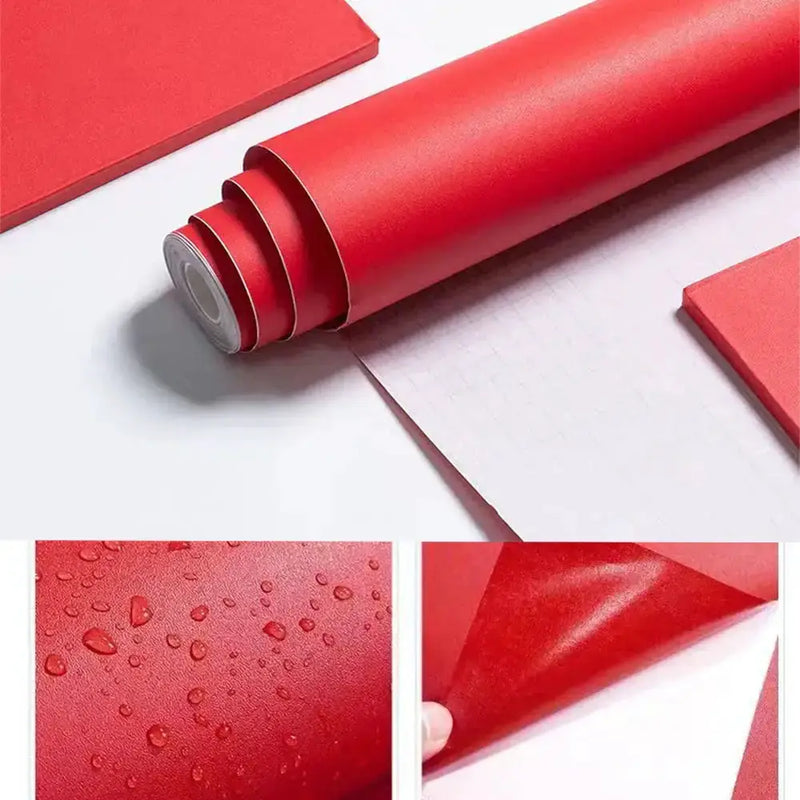 Waterproof Self-Adhesive Wallpaper (14 colours available) by Habicare