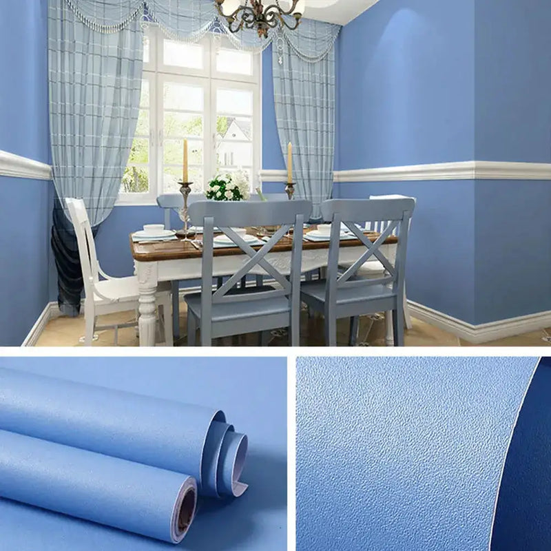Waterproof Self-Adhesive Wallpaper (14 colours available) by Habicare