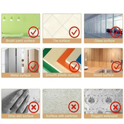 Waterproof Self-Adhesive Wallpaper (14 colours available) by Habicare