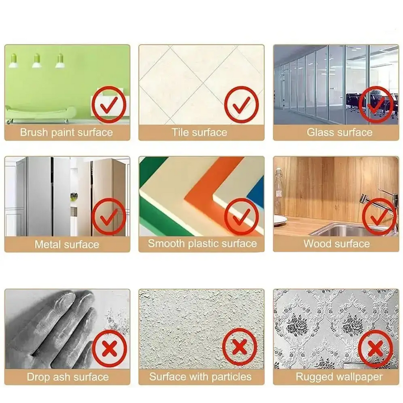 Waterproof Self-Adhesive Wallpaper (14 colours available) by Habicare