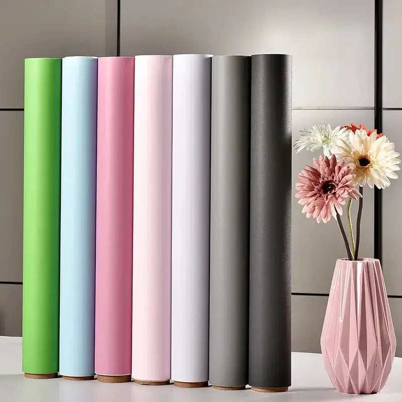 Waterproof Self-Adhesive Wallpaper (14 colours available) by Habicare