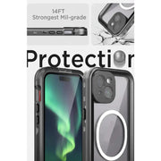 techplus Waterproof Shockproof Case for iPhone 14 | Full Body Protective Cover TechPlus Waterproof Shockproof Case for iPhone 14