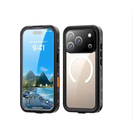techplus Waterproof & Shockproof Case for iPhone 17 Pro Max – Clear Protective Cover Waterproof Shockproof Clear Case for iPhone 17 Pro Max