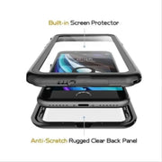 techplus Waterproof & Shockproof Case for iPhone SE iPhone SE Waterproof Case With Clear Back 360