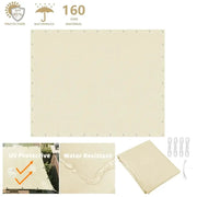 Waterproof Sunshade Sail – Square & Rectangle (4 colours available) by Habicare