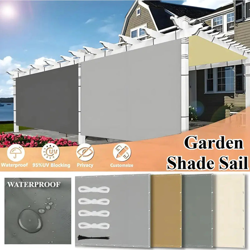 Waterproof Sunshade Sail – Square & Rectangle (4 colours available) by Habicare