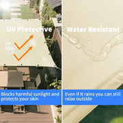 Waterproof Sunshade Sail – Square & Rectangle (4 colours available) by Habicare