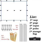 Waterproof Tarp with 19 Hang Points (3 different types available) by Habicare