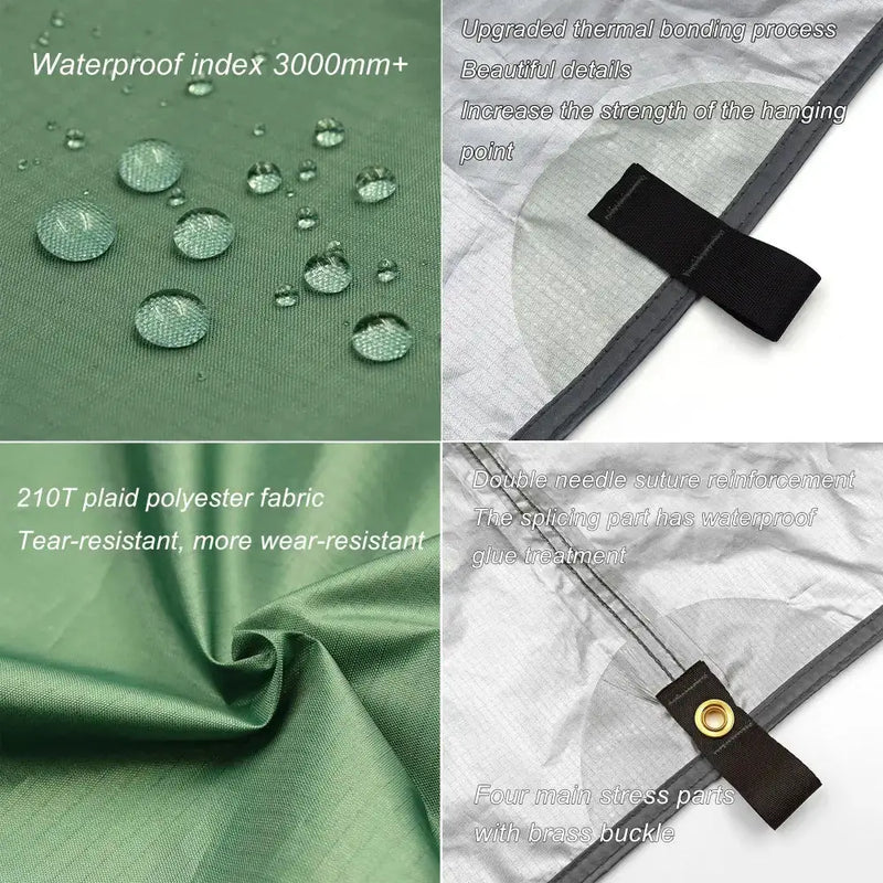 Waterproof Tarp with 19 Hang Points (3 different types available) by Habicare