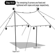 Waterproof Tarp with 19 Hang Points (3 different types available) by Habicare