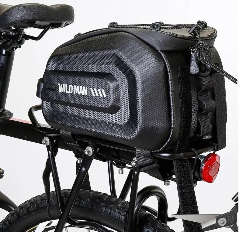 g8buynz WILD MAN 4L Bike Seat Bag Waterproof Bicycle Tail Bag Hard Shell Bike Saddlebags for Bicycle WILD MAN 4L Bike Seat Bag Waterproof Bicycle Tail Bag Hard Shell Bike Saddlebags for Bicycle