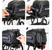 g8buynz WILD MAN 4L Bike Seat Bag Waterproof Bicycle Tail Bag Hard Shell Bike Saddlebags for Bicycle WILD MAN 4L Bike Seat Bag Waterproof Bicycle Tail Bag Hard Shell Bike Saddlebags for Bicycle