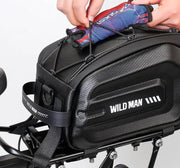 g8buynz WILD MAN 4L Bike Seat Bag Waterproof Bicycle Tail Bag Hard Shell Bike Saddlebags for Bicycle WILD MAN 4L Bike Seat Bag Waterproof Bicycle Tail Bag Hard Shell Bike Saddlebags for Bicycle