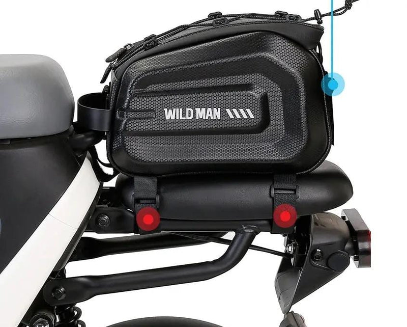 g8buynz WILD MAN 4L Bike Seat Bag Waterproof Bicycle Tail Bag Hard Shell Bike Saddlebags for Bicycle WILD MAN 4L Bike Seat Bag Waterproof Bicycle Tail Bag Hard Shell Bike Saddlebags for Bicycle