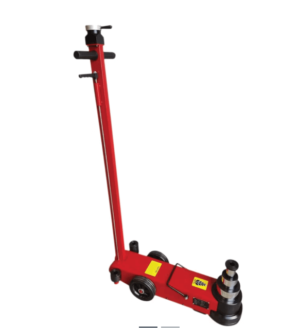 Wayco Hydraulic Air Jack 3-Stage 40-20-10 Ton x 125mm min Height, 397mm max Height, heavy lifting tool.