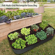 180x90x30cm Extra Large Fabric Raised Bed Garden Plant Flower Grow Bag by salelink.co.nz