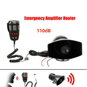 12V 110dB Air Horn Siren Car Emergency Siren + MIC Speaker by salelink.co.nz