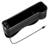 2PCS LED Car Seat Gap Filler Organizer with Charging Function by salelink.co.nz