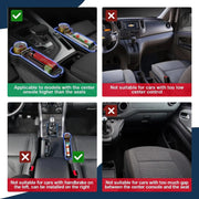 2PCS LED Car Seat Gap Filler Organizer with Charging Function by salelink.co.nz