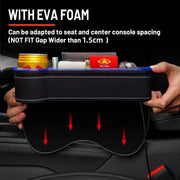 2PCS LED Car Seat Gap Filler Organizer with Charging Function by salelink.co.nz