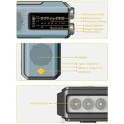2000mAh Emergency Weather Radio with Hand Crank, Solar & USB Charging, Flashlight by Habicare