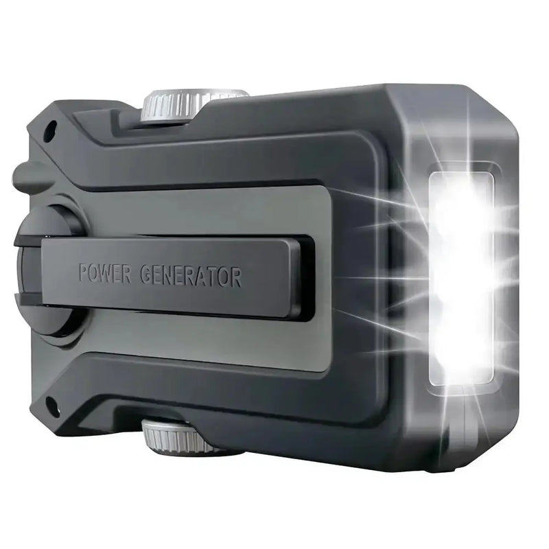 2000mAh Emergency Weather Radio with Hand Crank, Solar & USB Charging, Flashlight by Habicare