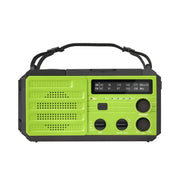 2000mAh Emergency Weather Radio with Hand Crank, Solar & USB Charging, Flashlight by Habicare