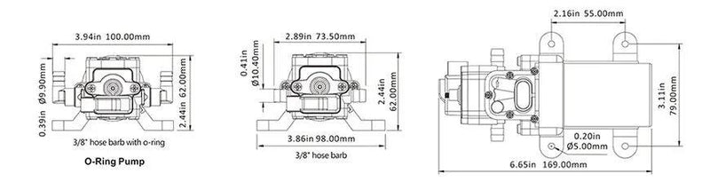 SEAFLO 12V Water Pump Trailer Caravan Camping Boat by salelink.co.nz