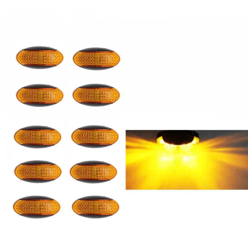 10X 10V-30V Amber Clearance Lights Side Marker Led Trailer Truck Lorry Lamp by salelink.co.nz