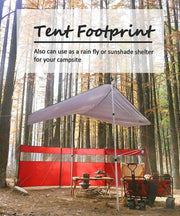 325x370cm Camping Tarp Tent Waterproof Mat Outdoor Groundsheet by salelink.co.nz