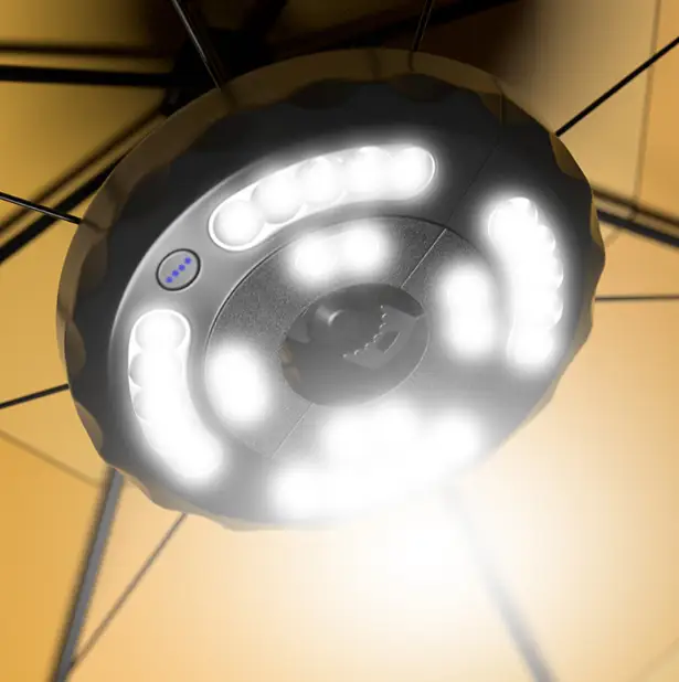Outdoor Umbralla Pole Led Light Battery Powered