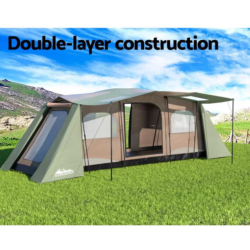 SportZone.co.nz Outdoor Recreation > Camping > Tents Weisshorn 10-Person Instant Camping Tent With Easy Setup And Bag Weisshorn 10 Person Instant Camping Tent