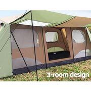 SportZone.co.nz Outdoor Recreation > Camping > Tents Weisshorn 10-Person Instant Camping Tent With Easy Setup And Bag Weisshorn 10 Person Instant Camping Tent