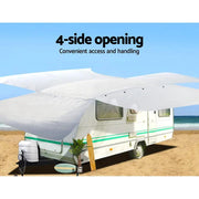 Weisshorn 22-24ft Caravan Cover Campervan 4 Layer UV Water Resistant by SportZone.co.nz
