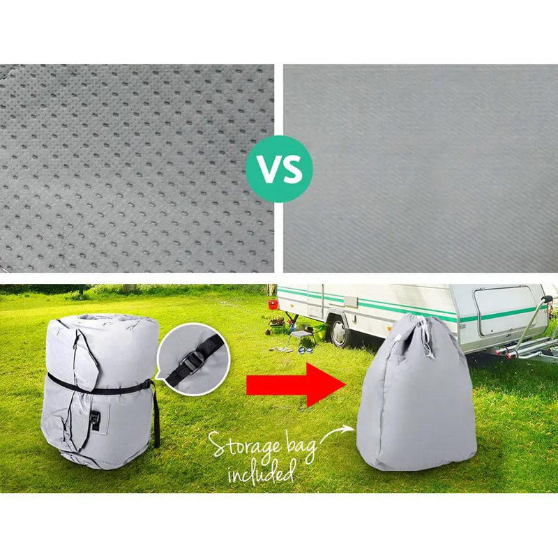Weisshorn 22-24ft Caravan Cover Campervan 4 Layer UV Water Resistant by SportZone.co.nz